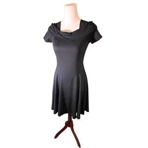 50s style black dress S